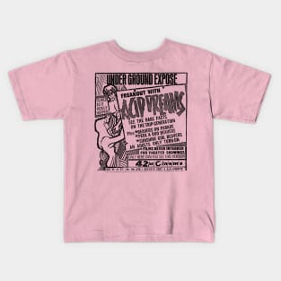 Freakout With Acid Dreams  ≤≥  60s Retro Underground Movies Kids T-Shirt